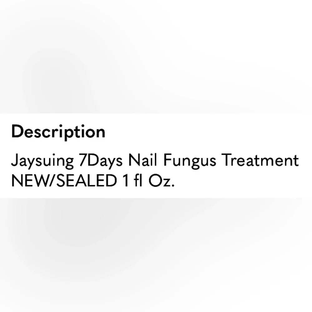 JAYSUING Nail Fungus Treatment - NEW IN SEALED BOX - fingernail toenail